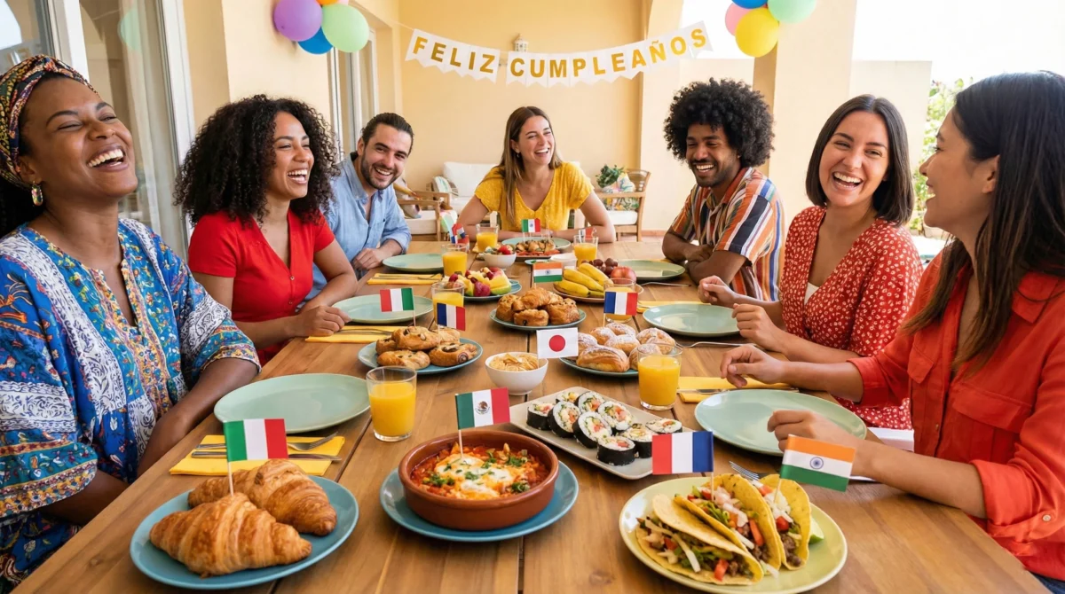 Brunch temático internacional