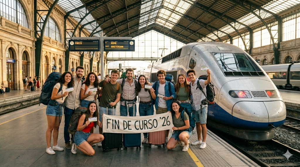 Viajes de fin de curso con Interrail
